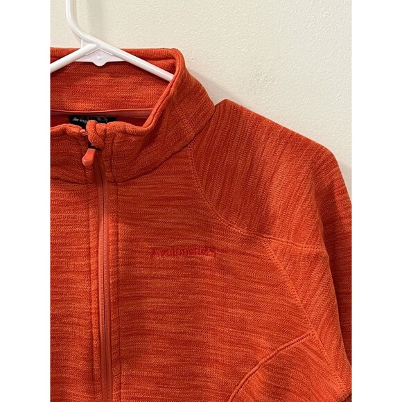 Avalanche Womens Orange Half Zip Mockneck Sweater Activewear Size Large - Picture 8 of 8